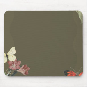 Tapis de souris simple vert foncé