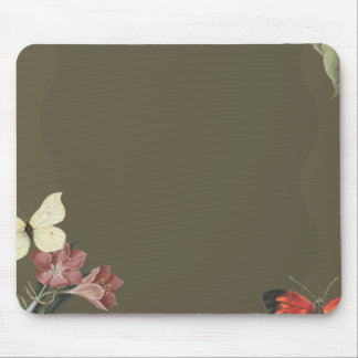 Tapis de souris simple vert foncé