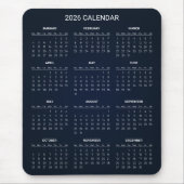 Tapis De Souris Simple Yet Elegant 2026 Calendar | Mousepad (Devant)