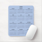 Tapis De Souris Simple Yet Elegant 2026 Calendar | Mousepad (Avec souris)