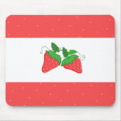 Tapis De Souris Simplement des fraises (Devant)