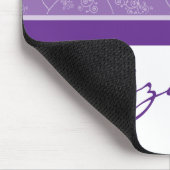 Tapis De Souris Simplement l'élégante couturière Lilac Mousepad (Coin)