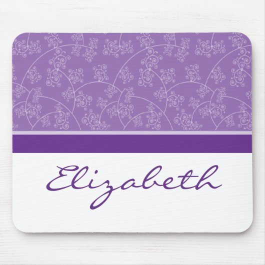 Tapis De Souris Simplement l'élégante couturière Lilac Mousepad (Devant)
