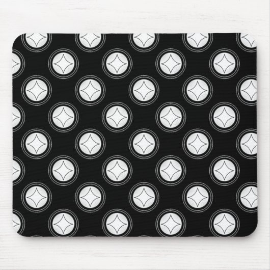 Tapis De Souris Simplement Rivaliser Mousepad, noir et blanc (Devant)