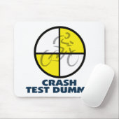 Tapis De Souris SIMULACRE d'ESSAI d'ACCIDENT - vélo (Avec souris)