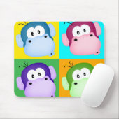 Tapis De Souris Singe (Avec souris)