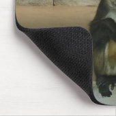 Tapis De Souris Singe assis joliment (Coin)