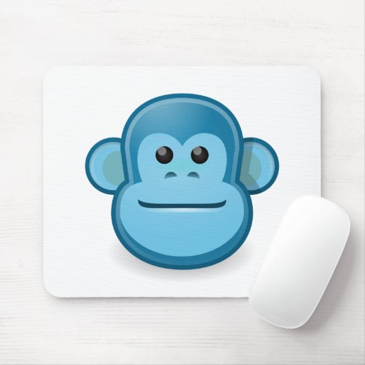 Tapis De Souris Singe bleu (Avec souris)