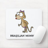 Tapis De Souris Singe brésilien Mousepad (Avec souris)