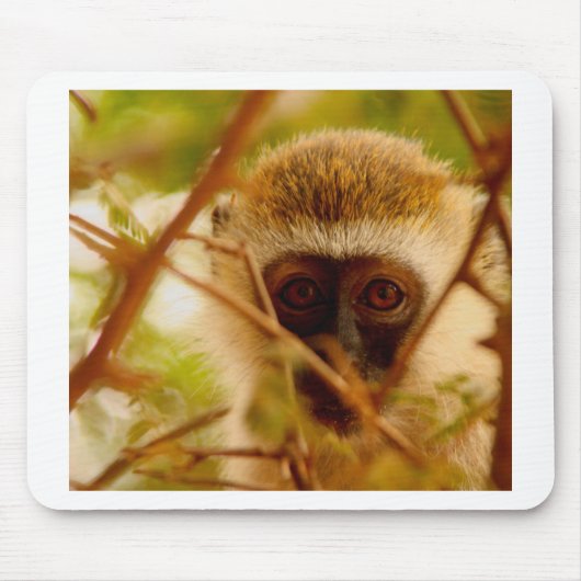 Tapis De Souris Singe Cheeky. (Devant)