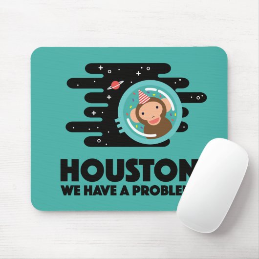 Tapis De Souris Singe de l'espace (Avec souris)