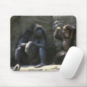 Tapis De Souris Singe de maman et de bébé (Avec souris)