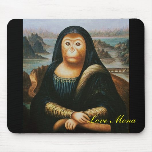 Tapis De Souris singe de Mona (Devant)