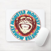 Tapis De Souris Singe de monstre (Avec souris)