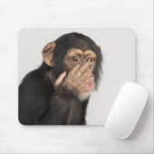 Tapis De Souris Singe frottant son visage (Avec souris)