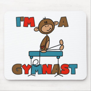 Tapis De Souris Singe Je suis un gymnaste