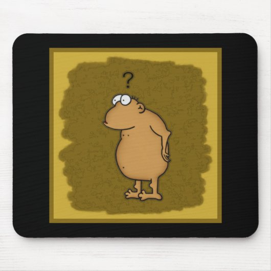 Tapis De Souris Singe Mousepad de bande dessinée (Devant)