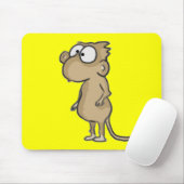 Tapis De Souris Singe potelé Mousepad (Avec souris)