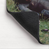 Tapis De Souris Singe très drôle de bonobo Mousepad/tapis de (Coin)