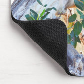 Tapis De Souris Singes de Langur Noir Manger, Mousepad (Coin)