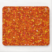 Tapis De Souris Sinopia Orange Parties scintillant (Devant)