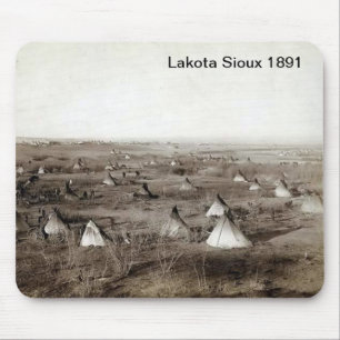Tapis De Souris Sioux Lakota 1891 Mousepad