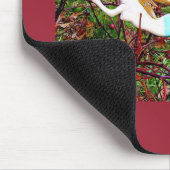 Tapis De Souris sirène à cheveux dorés rouge (Coin)