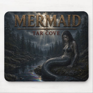 Tapis De Souris Sirène Anse de Goudron Réalisme Sombre