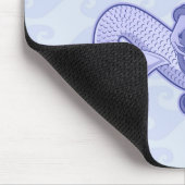 Tapis De Souris Sirène assise bleue (Coin)