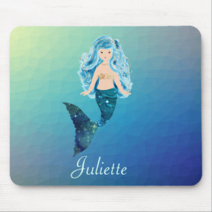 Tapis De Souris Sirène bleue