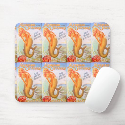 Tapis De Souris sirène d'or mousepad (Avec souris)