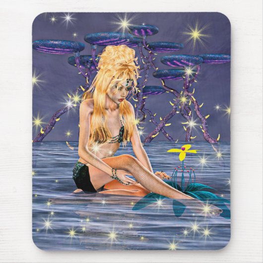 Tapis De Souris Sirène dorée (Devant)