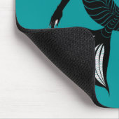 Tapis De Souris Sirène gothique Imaginaire foncé Créature (Coin)