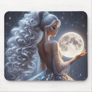 Tapis De Souris Sirène lune