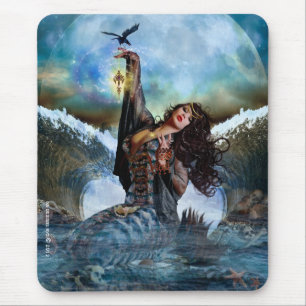 Tapis De Souris Sirène magique Mousepad de sorcière de mer