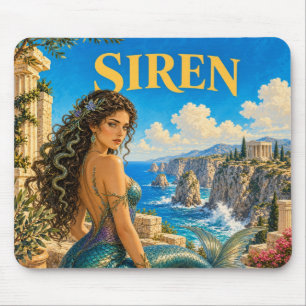 Tapis De Souris Sirène, Monstre de Fantasy Gothique