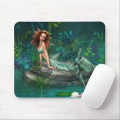 Tapis De Souris Sirène Mousepad d'Adventurine (Avec souris)