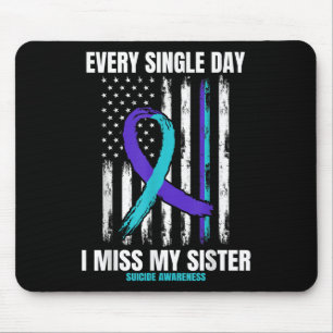 Tapis De Souris Sister Suicide Prévention Drapeau Américain
