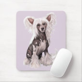 Tapis De Souris Sit sans cheveux à cris chinois (Avec souris)