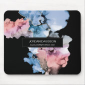 Tapis De Souris Site Abstrait de l'entreprise d'encre à éclaboussu (Devant)