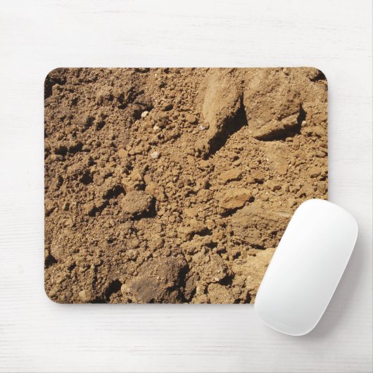 Tapis De Souris Site de construction Dirt Mousepad (Avec souris)