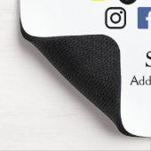 Tapis De Souris Site web simple de société commerciale code-barres (Coin)
