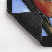 TAPIS DE SOURIS SITTELLE AU PASTEL D'HUILE : MOUSEPAD (Coin)