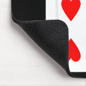 Tapis De Souris Six Of Hearts Playing Card Valentine Costume (Coin)