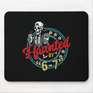 Tapis De Souris Six Sept 6 7 Mem Halloween Main de squelette Hallo