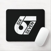 Tapis De Souris Six Sept Mèmes Drôle (Avec souris)