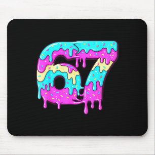 Tapis De Souris Six Seven 67 Mème Crème Glacée Numéro 67 Drippy