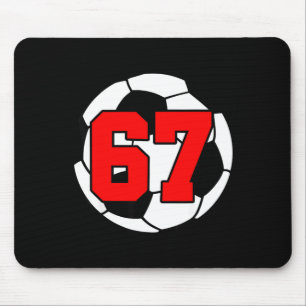 Tapis De Souris Six Seven 67 Soccer 6 7 Mème Drôle 6-7 Gen Alpha S