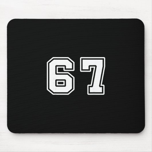 Tapis De Souris Six Seven 6 7 Mème 67  (Devant)