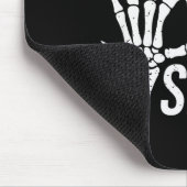 Tapis De Souris Six Seven 6 7 Meme Funny Skeleton Hands Sign Let's (Coin)